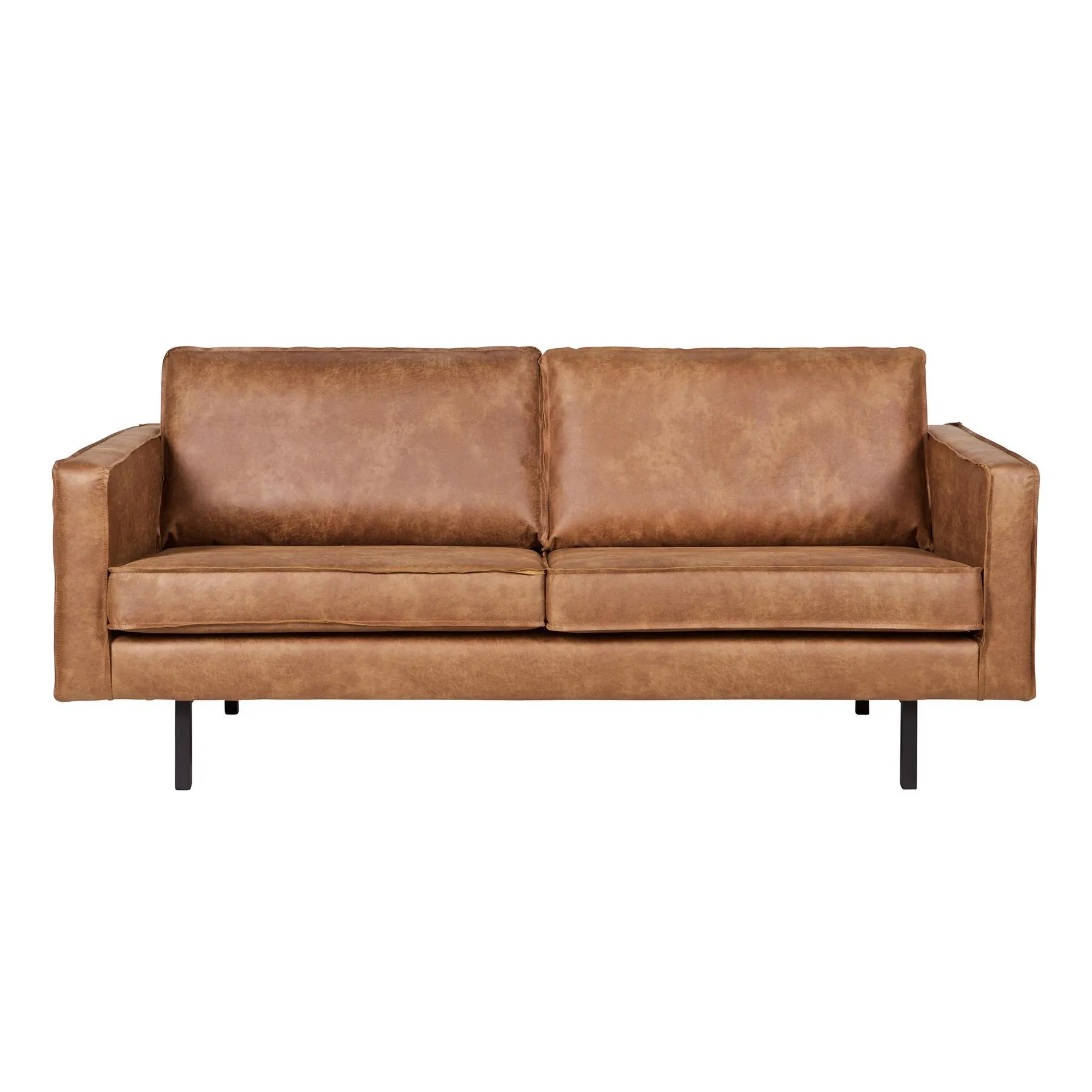 BePureHome Rodeo 2,5-zitsbank - Leder Cognac