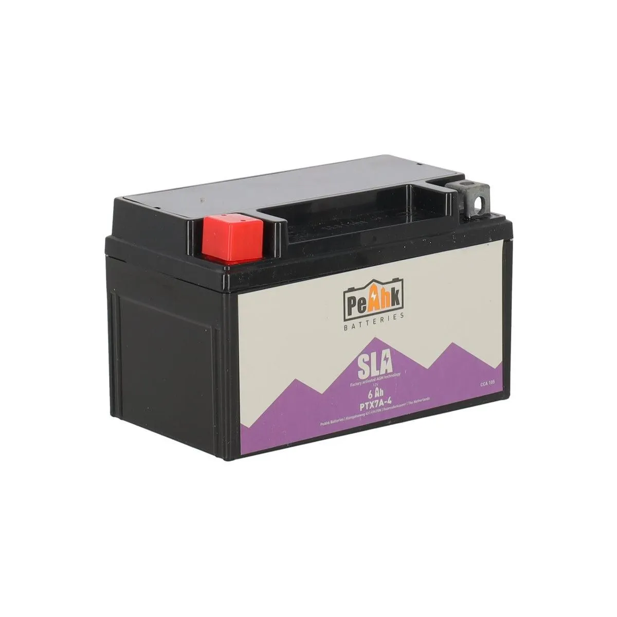 Accu motor 12V 6Ah PTX7A-4 PeAhk