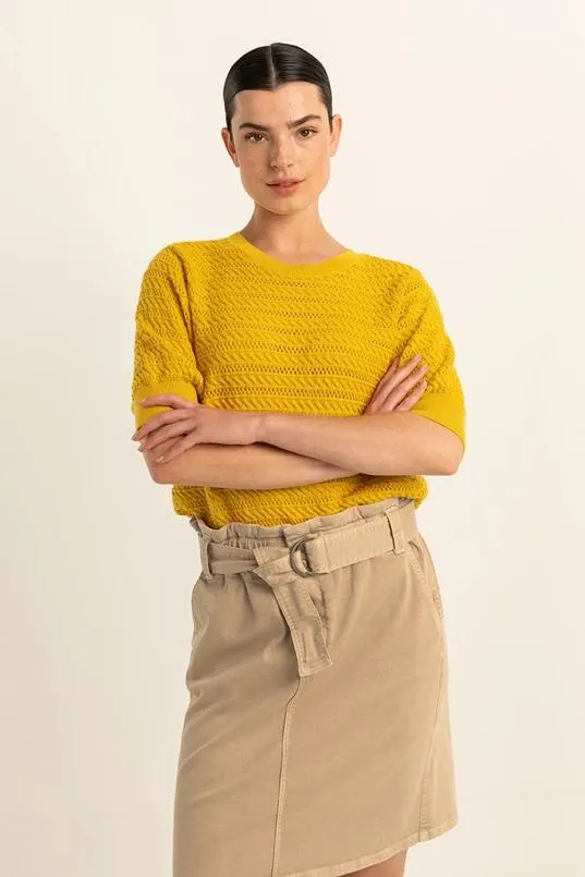 Ajour trui bio katoen