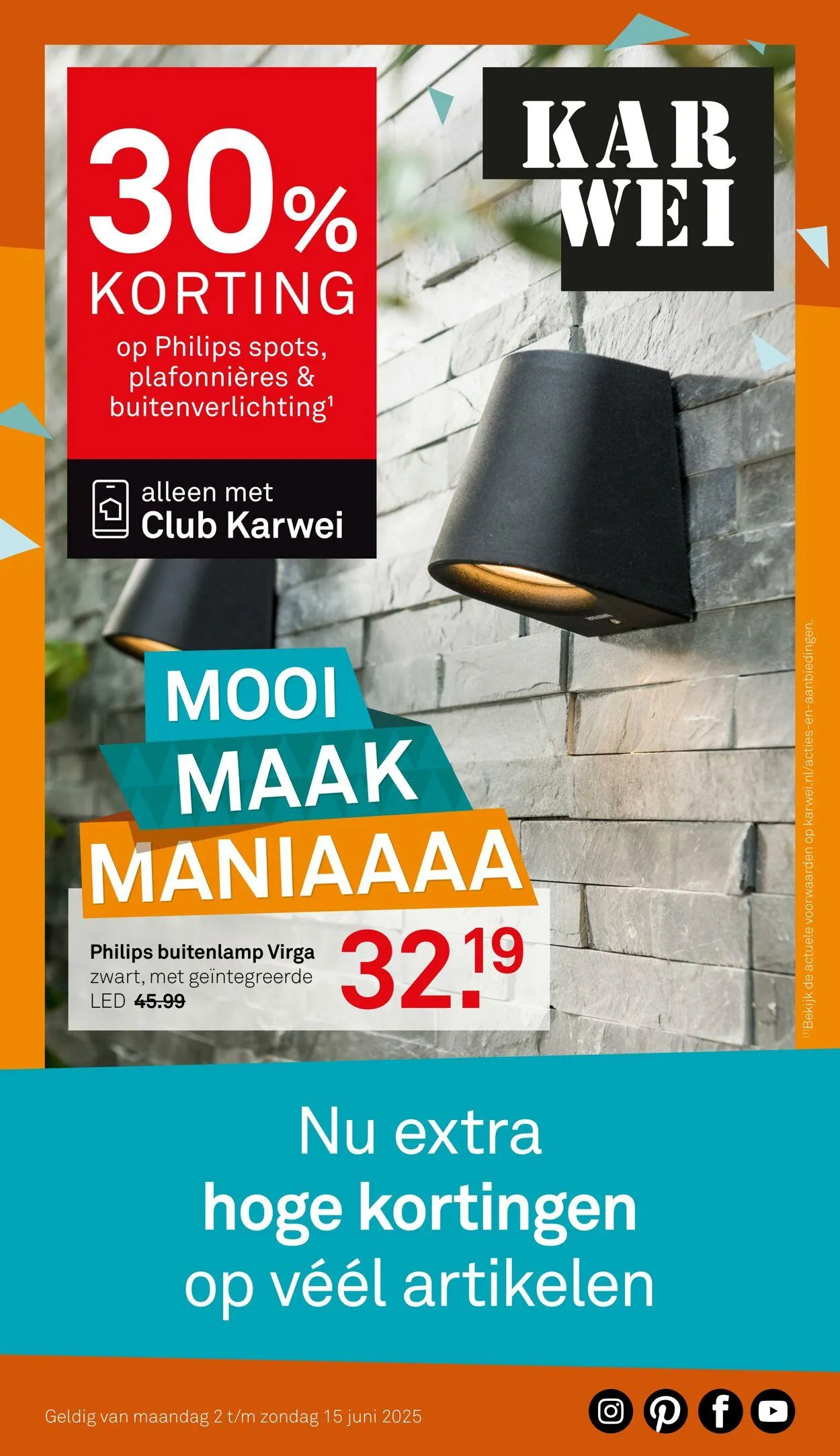 Karwei Actuele folder van 2 juni tot 8 juni 2025 - Folder pagina 1