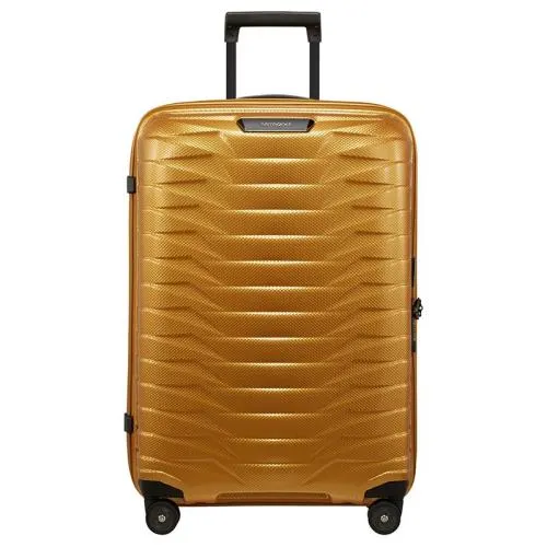 Harde Koffer / Trolley / Reiskoffer 69 cm ( Medium) Proxis Okergeel