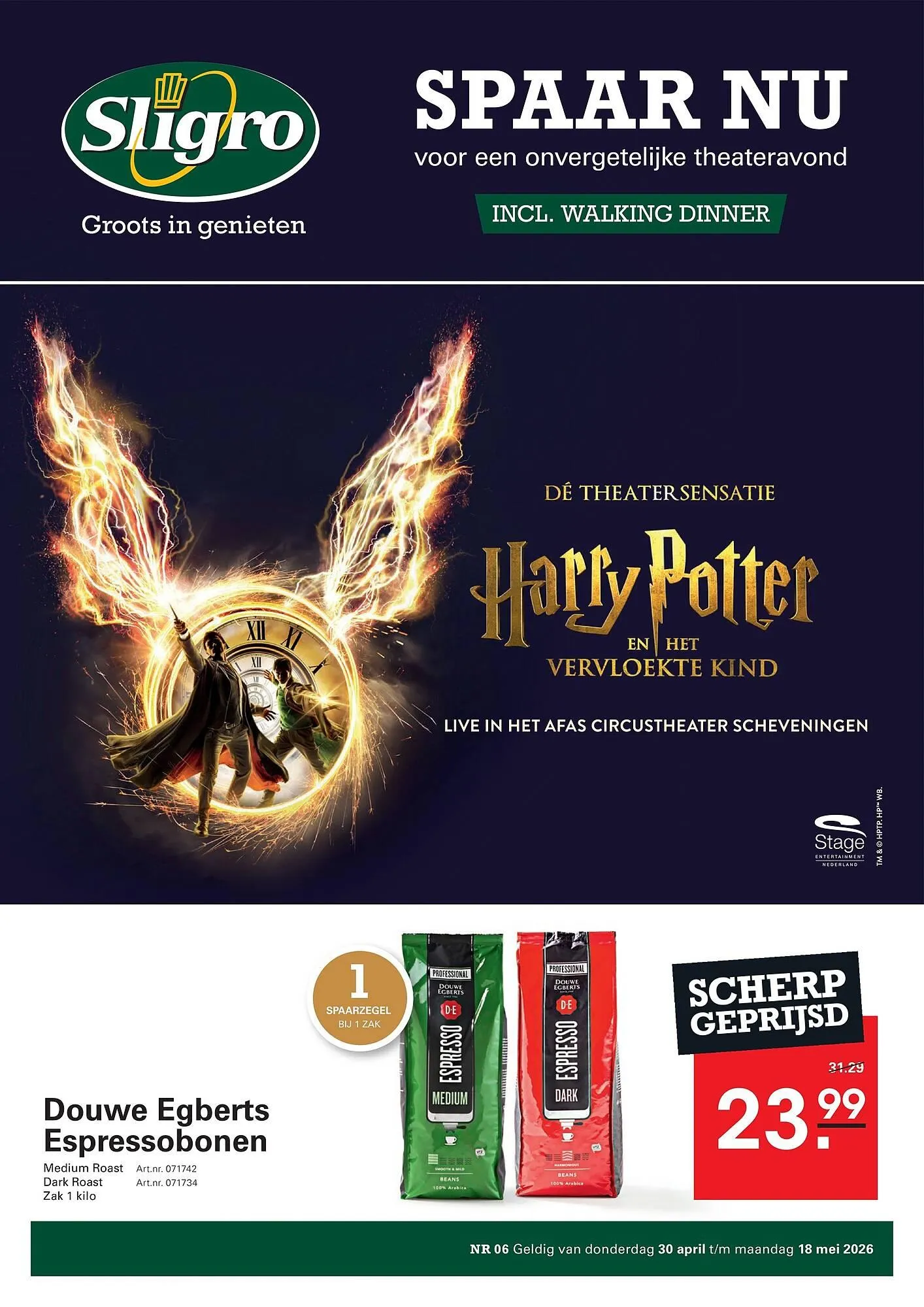 Sligro folder van 30 april tot 18 mei 2026 - Folder pagina 1