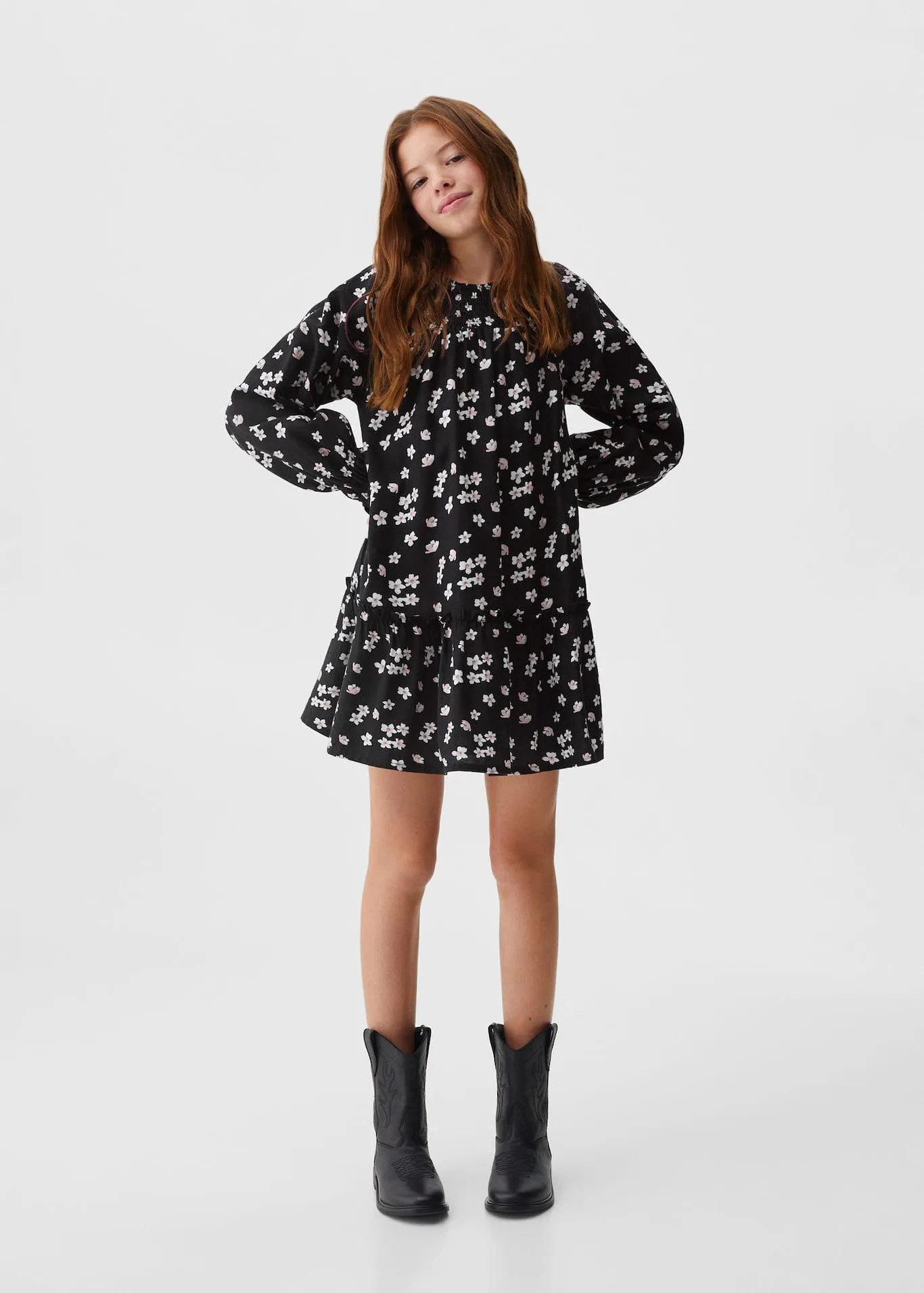 Jurk met bloemetjesprint