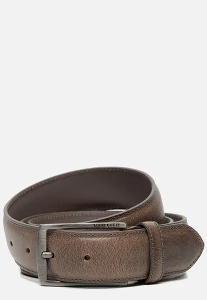 Van Lier Riem grijs Leer