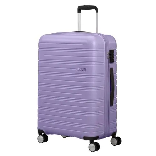 American Tourister Harde Koffer / Trolley / Reiskoffer 67 cm (Medium) High Turn Lila