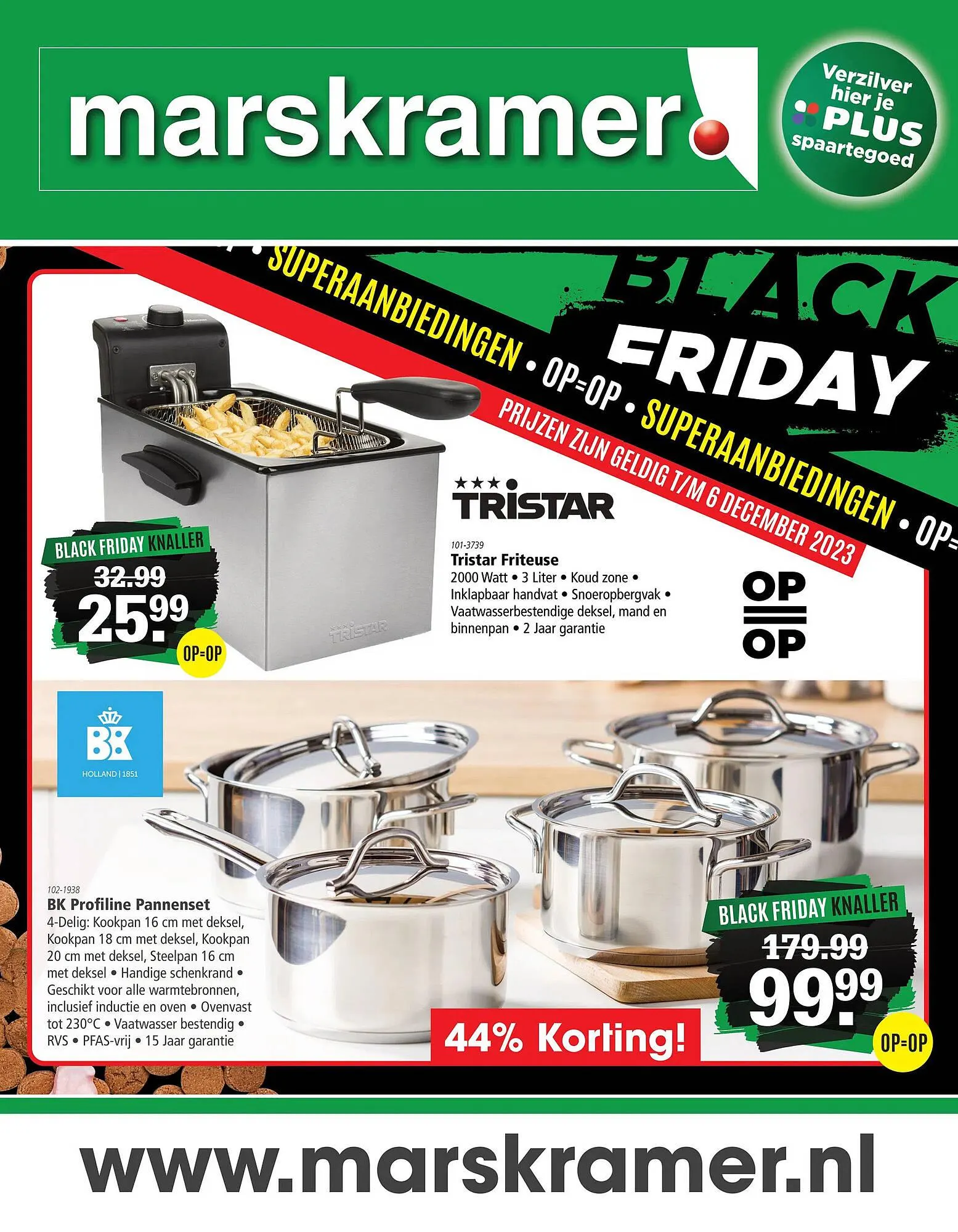 Marskramer folder van 18 november tot 6 december 2023 - Folder pagina 1