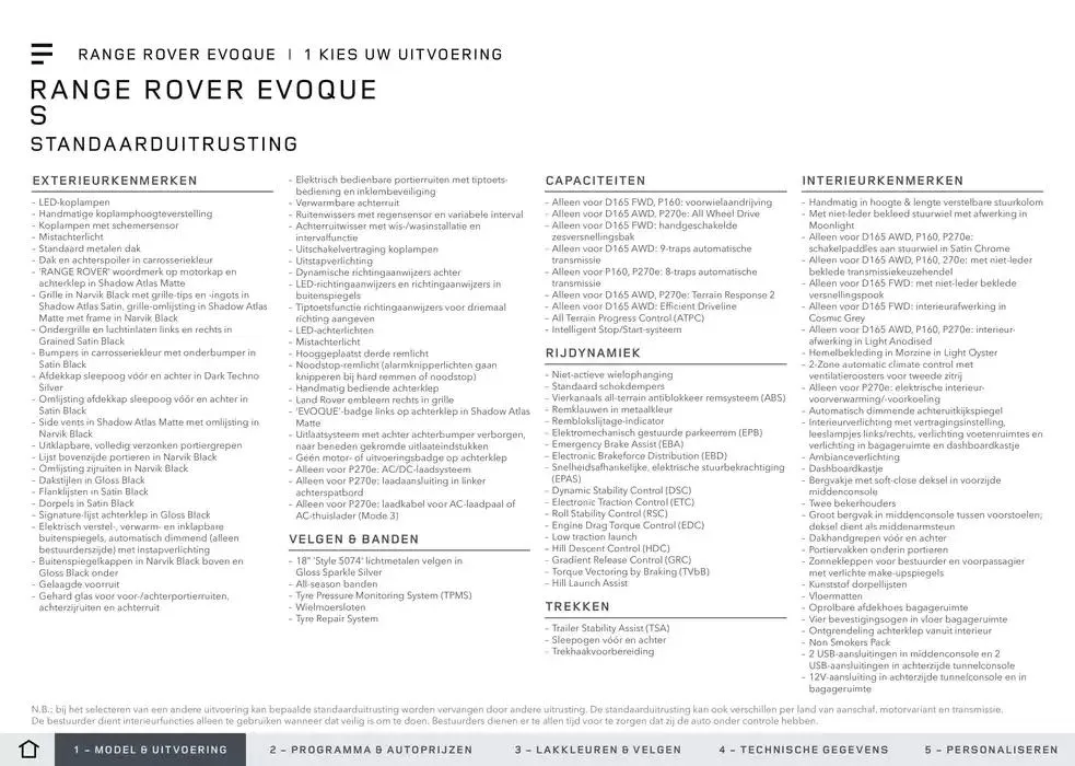Range Rover Evoque van 20 november tot 30 juni 2025 - Folder pagina 3