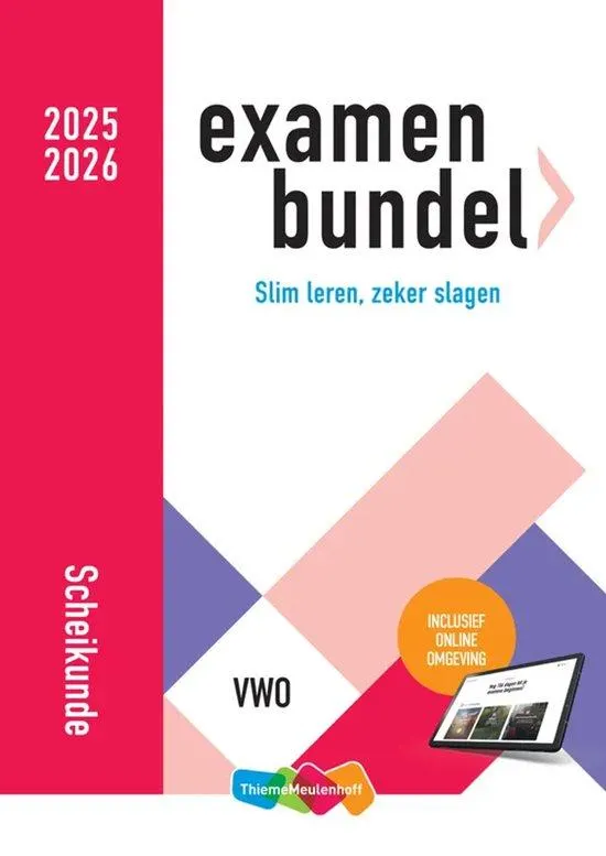 Examenbundel online + boek vwo Scheikunde 2025/2026