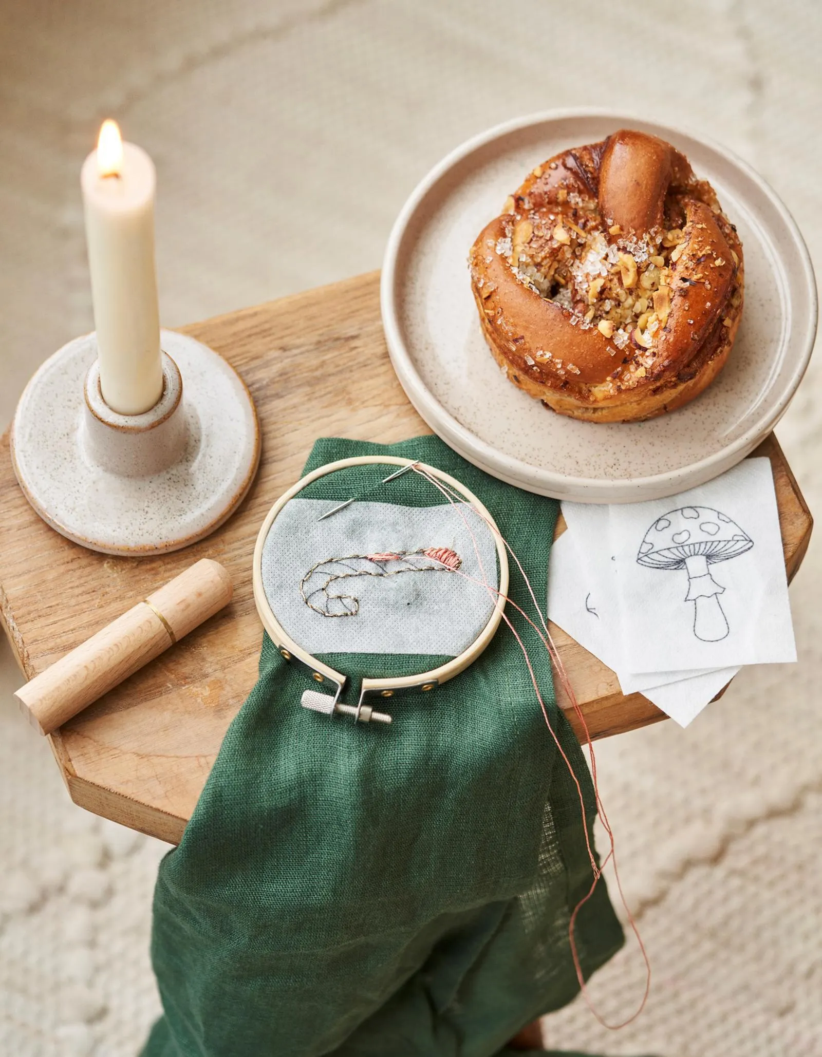 Wateroplosbare borduurpatronen