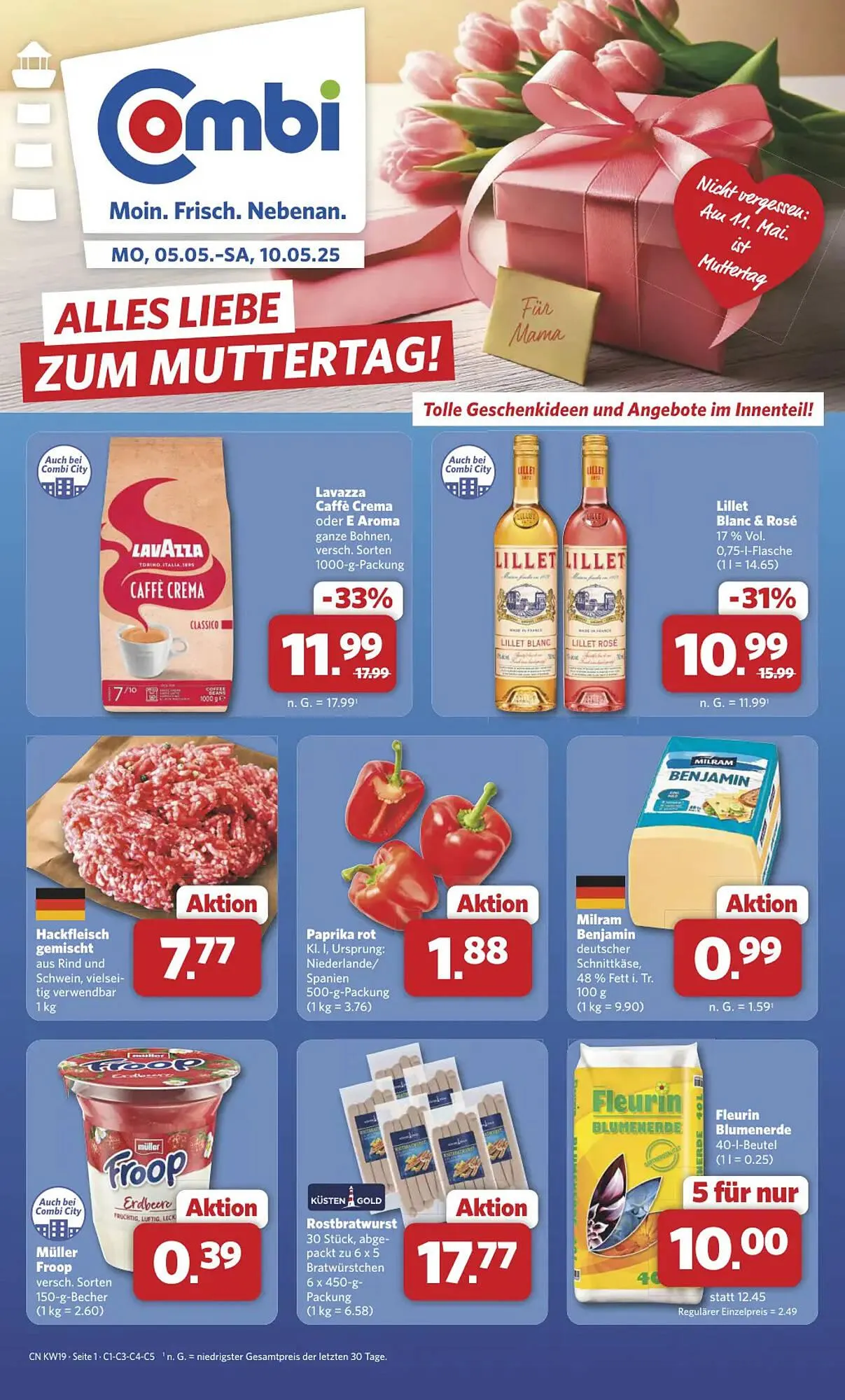Combi Markt DE folder van 5 mei tot 10 mei 2025 - Folder pagina 1