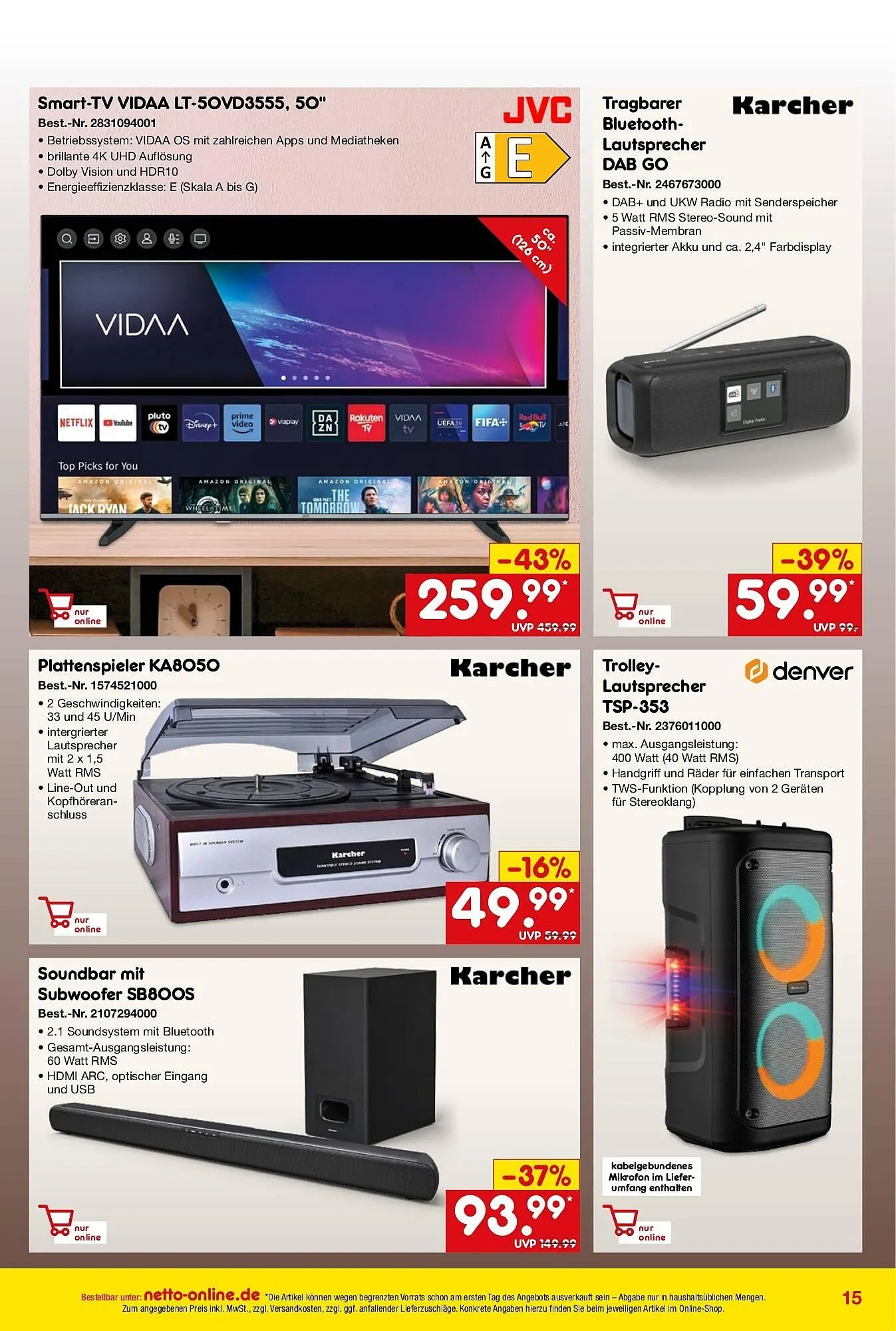 Netto Marken-Discount DE folder van 1 oktober tot 31 oktober 2025 - Folder pagina 15