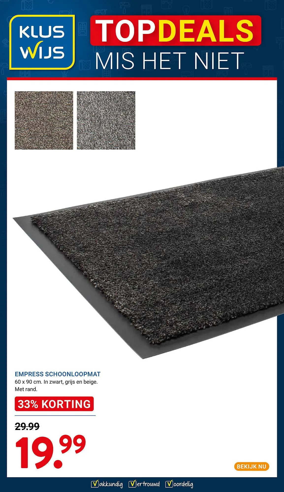 Kluswijs folder van 13 november tot 19 november 2023 - Folder pagina 1