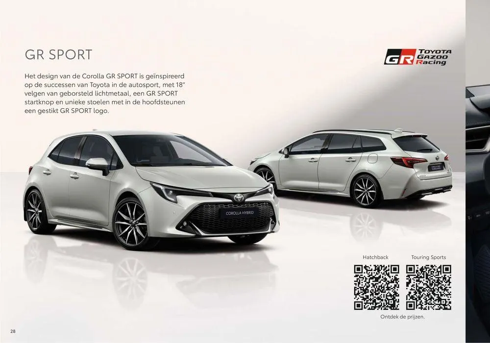 Corolla Hatchback van 20 november tot 20 november 2024 - Folder pagina 28