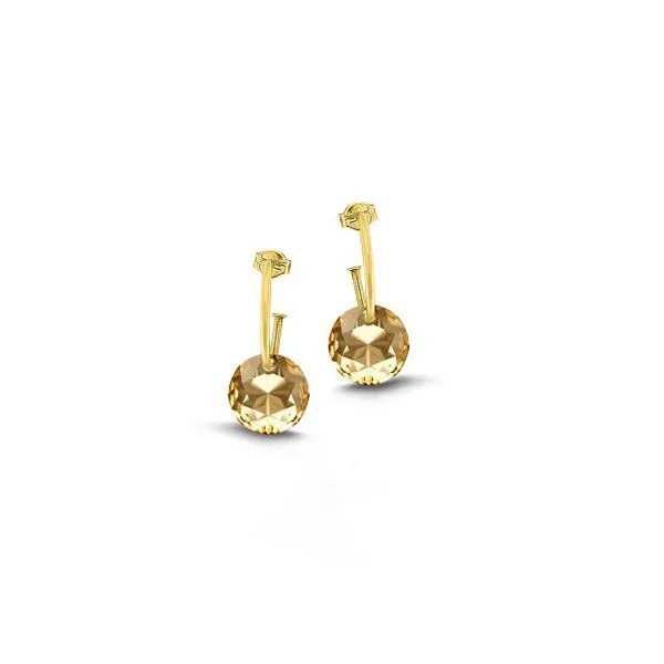 PROMO MiG Creoli 14k gouden 10mm oorring-steker inclusief 1 paar hangers