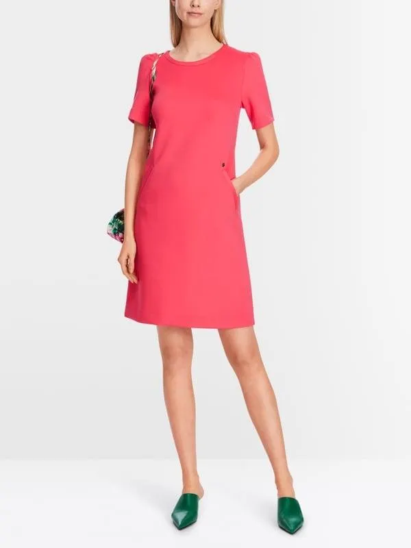 Ontspannen jurk van scuba-jersey