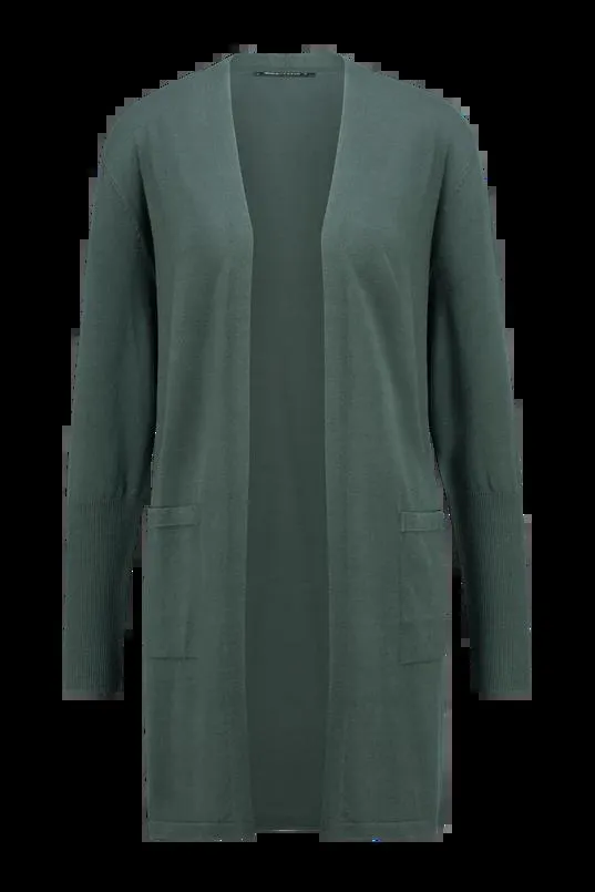 Halflang basiscardigan