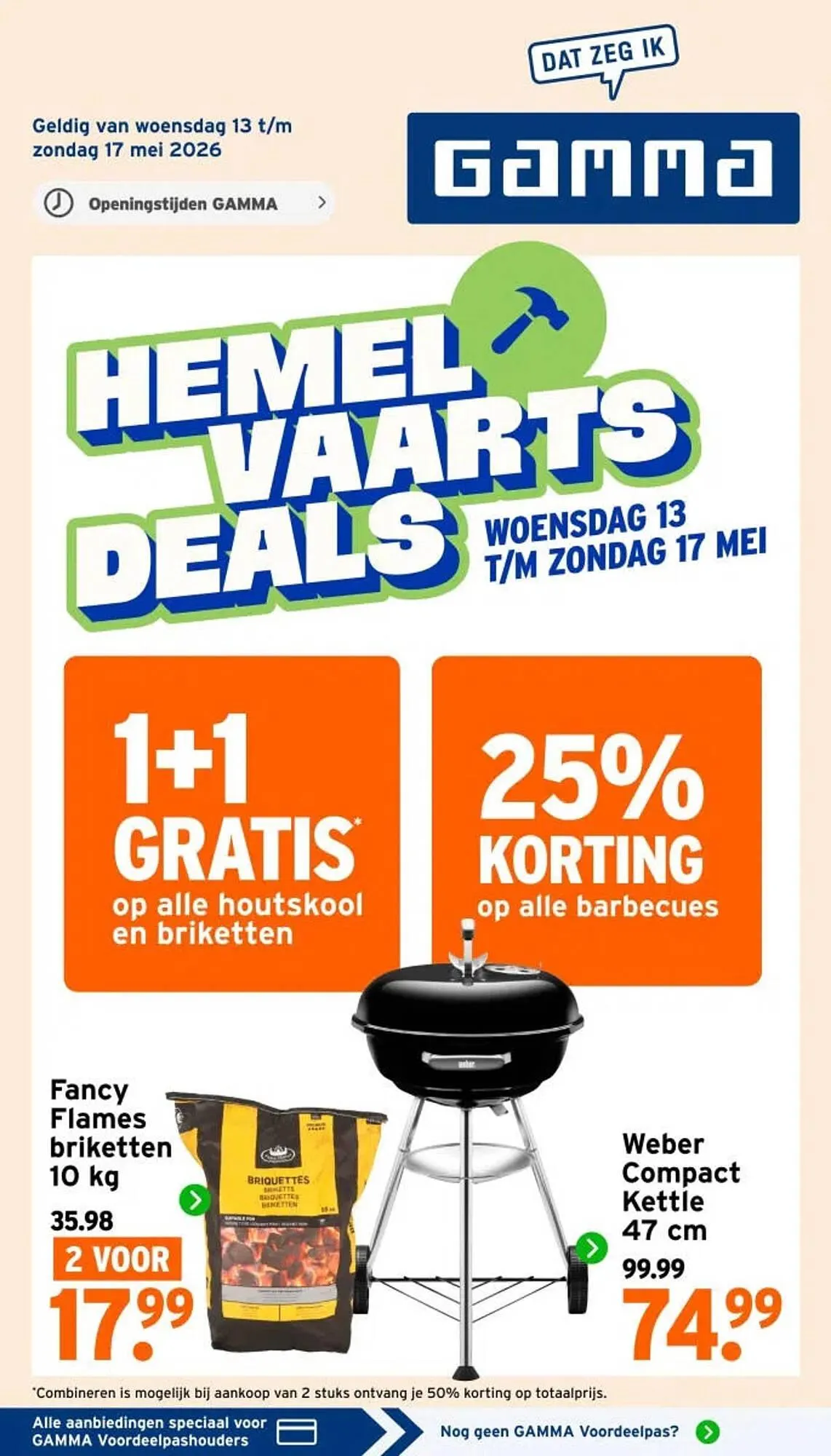 GAMMA folder van 13 mei tot 17 mei 2026 - Folder pagina 1