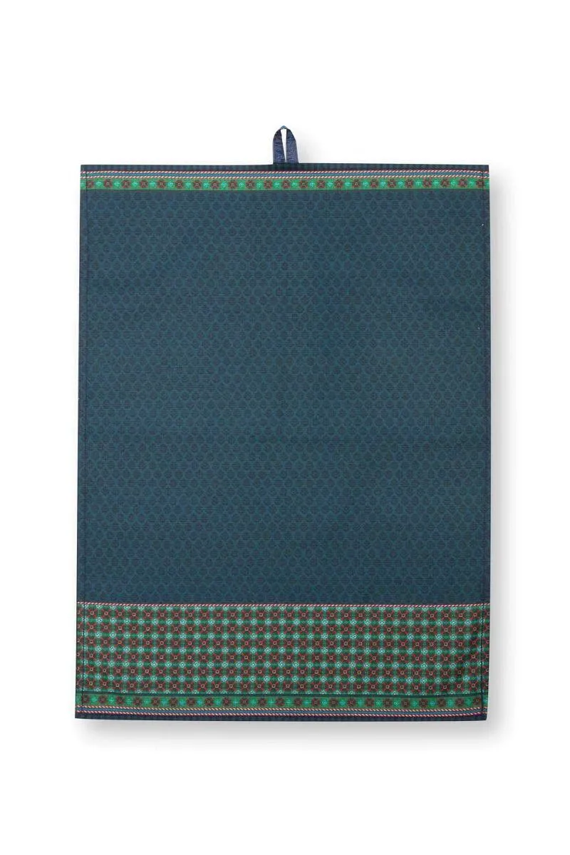 Set/2 Theedoeken Berry Blues Blauw