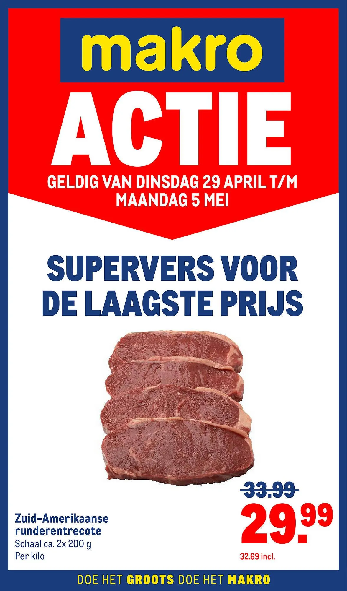 Makro folder van 28 april tot 29 april 2025 - Folder pagina 1