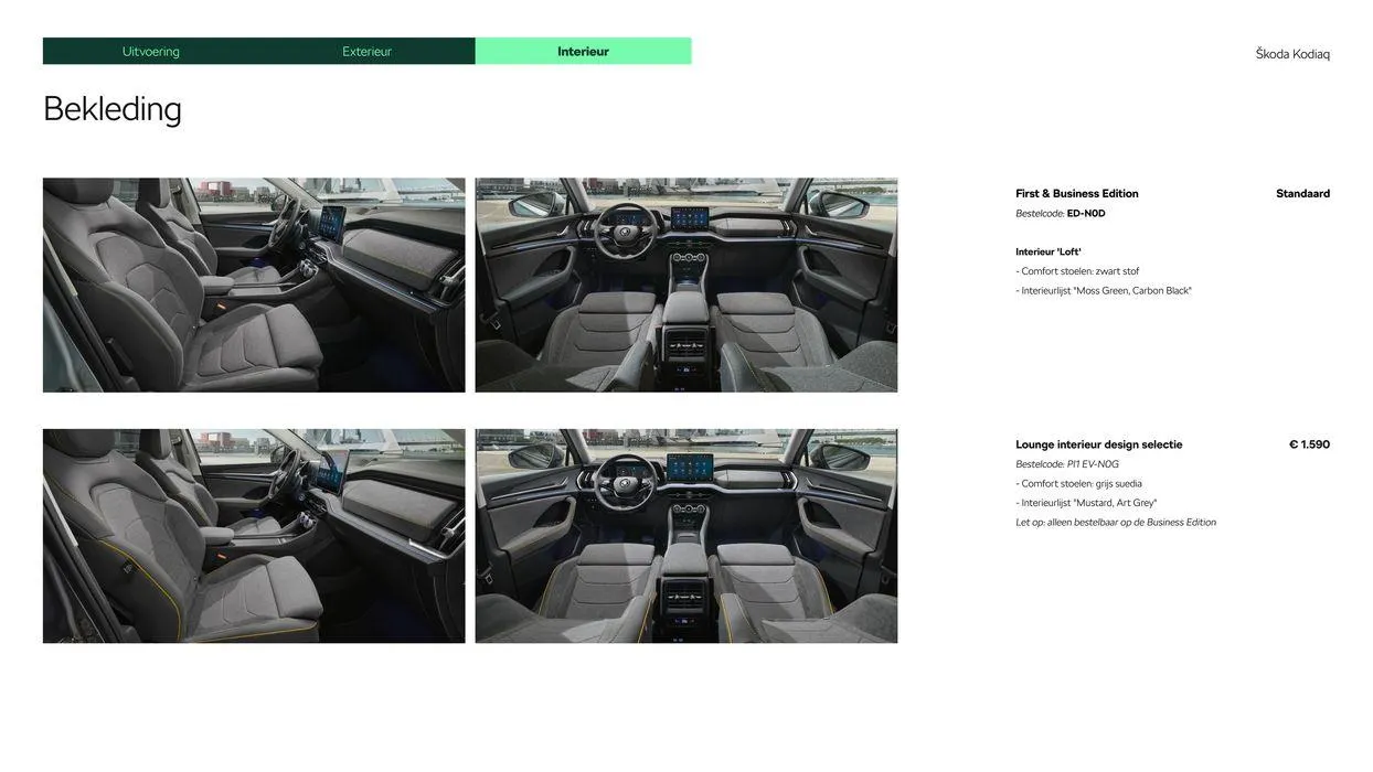 Škoda Kodiaq prijslijst per 1 juni 2024 van 1 juni tot 1 juni 2025 - Folder pagina 12