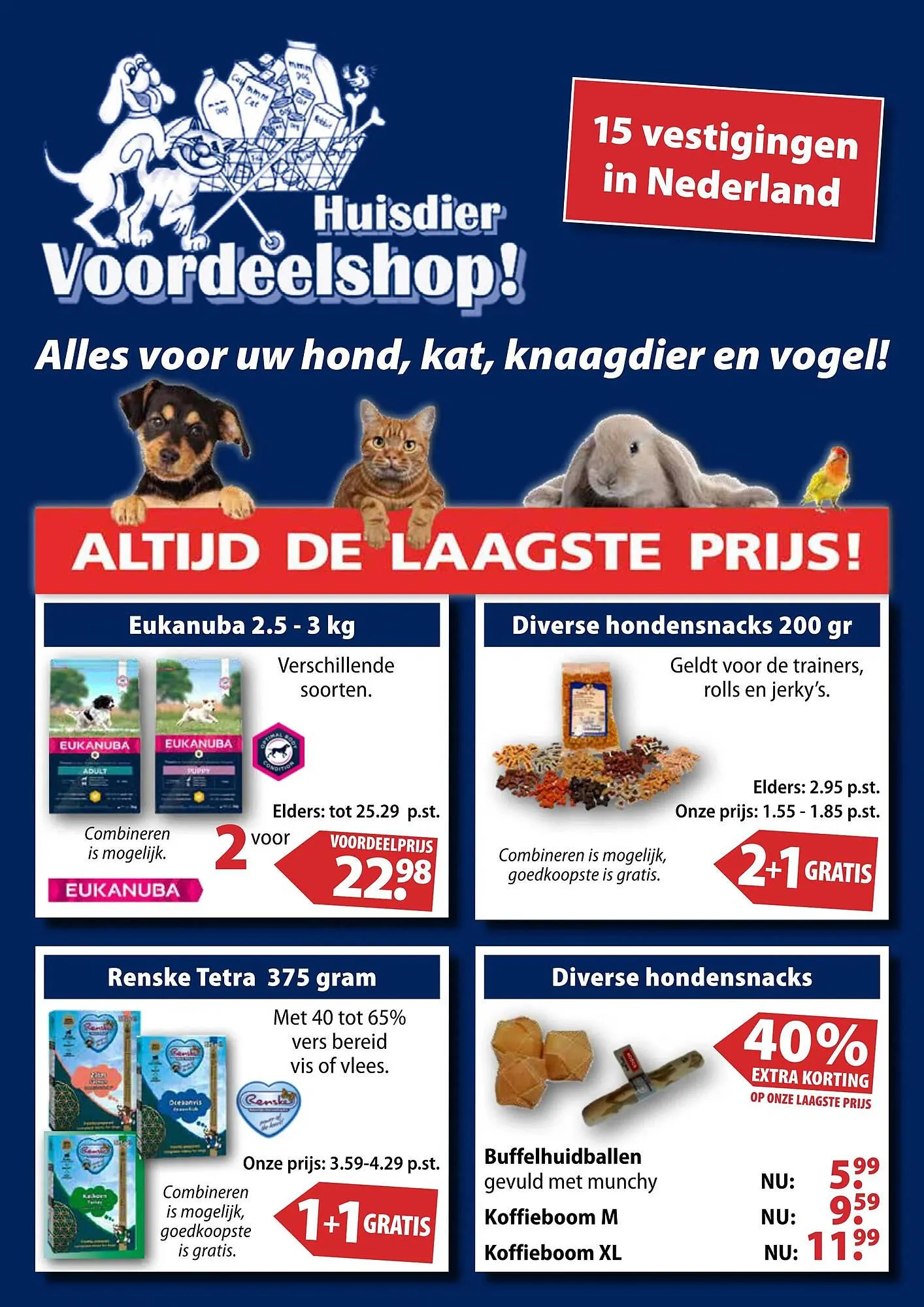 Huisdier Voordeelshop folder - 1