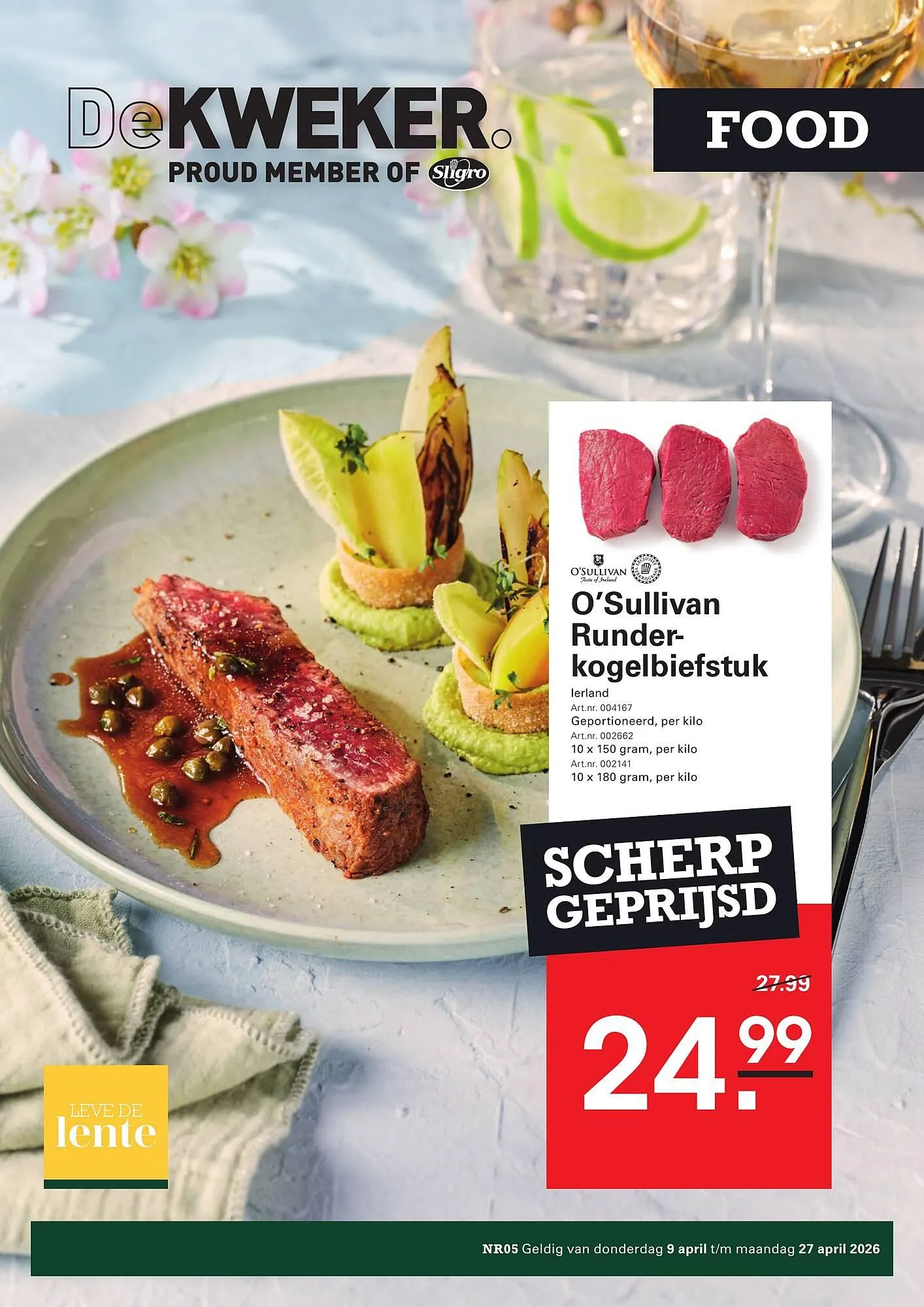 De Kweker folder van 9 april tot 27 april 2026 - Folder pagina 1