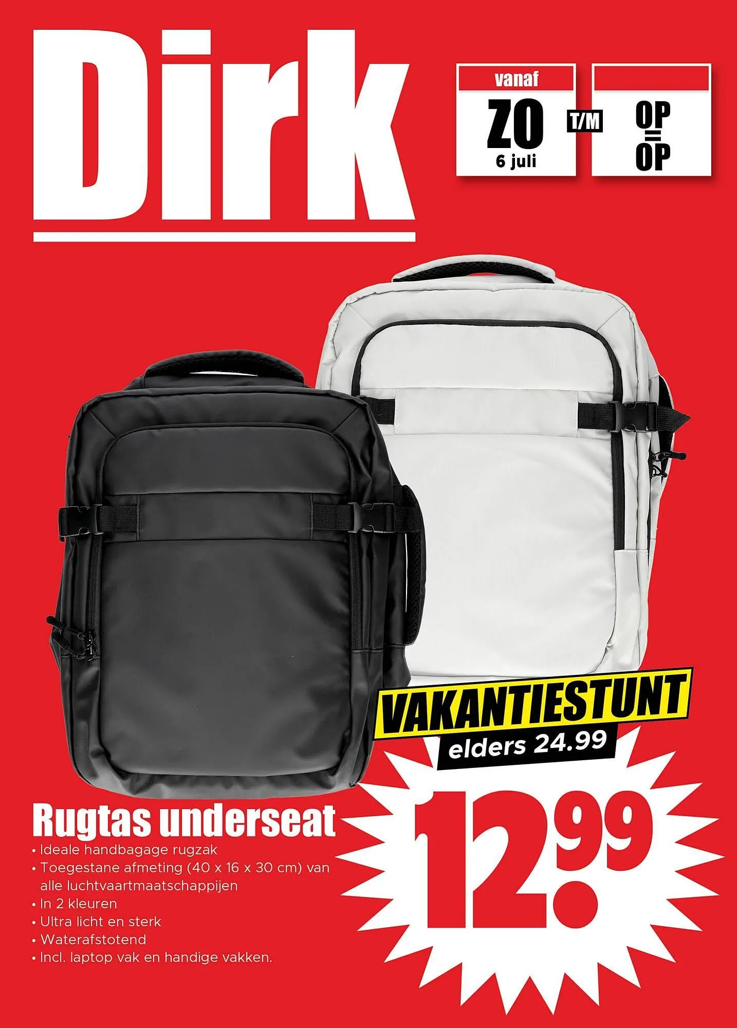 Dirk folder van 6 juli tot 12 juli 2025 - Folder pagina 1