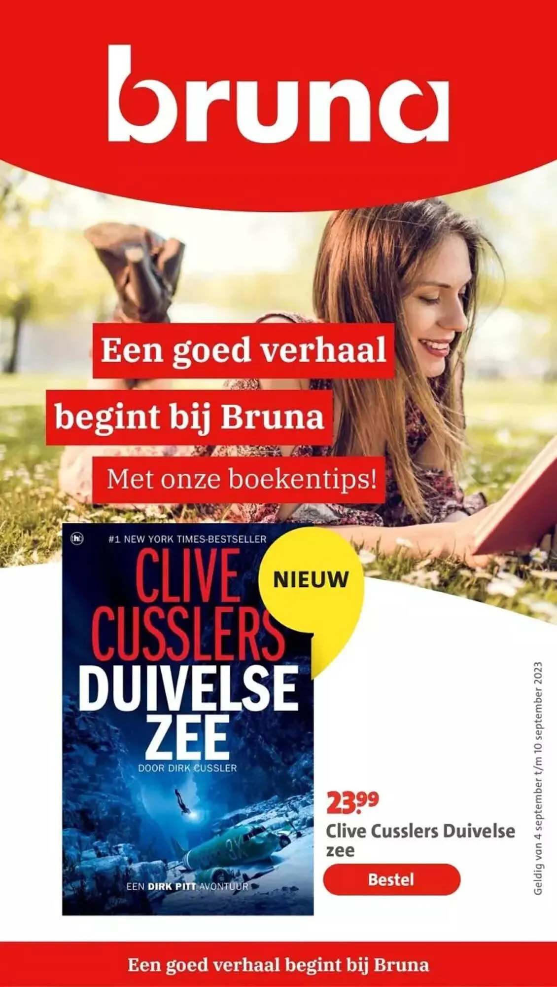 Bruna Folder van 7 augustus tot 3 oktober 2023 - Folder pagina 1