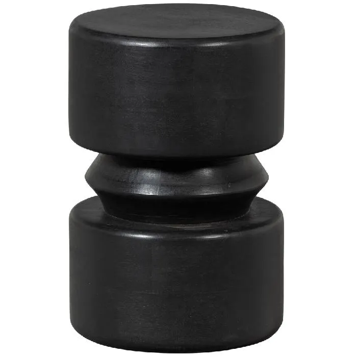 Woood bijzettafel tuve hout bruinzwart