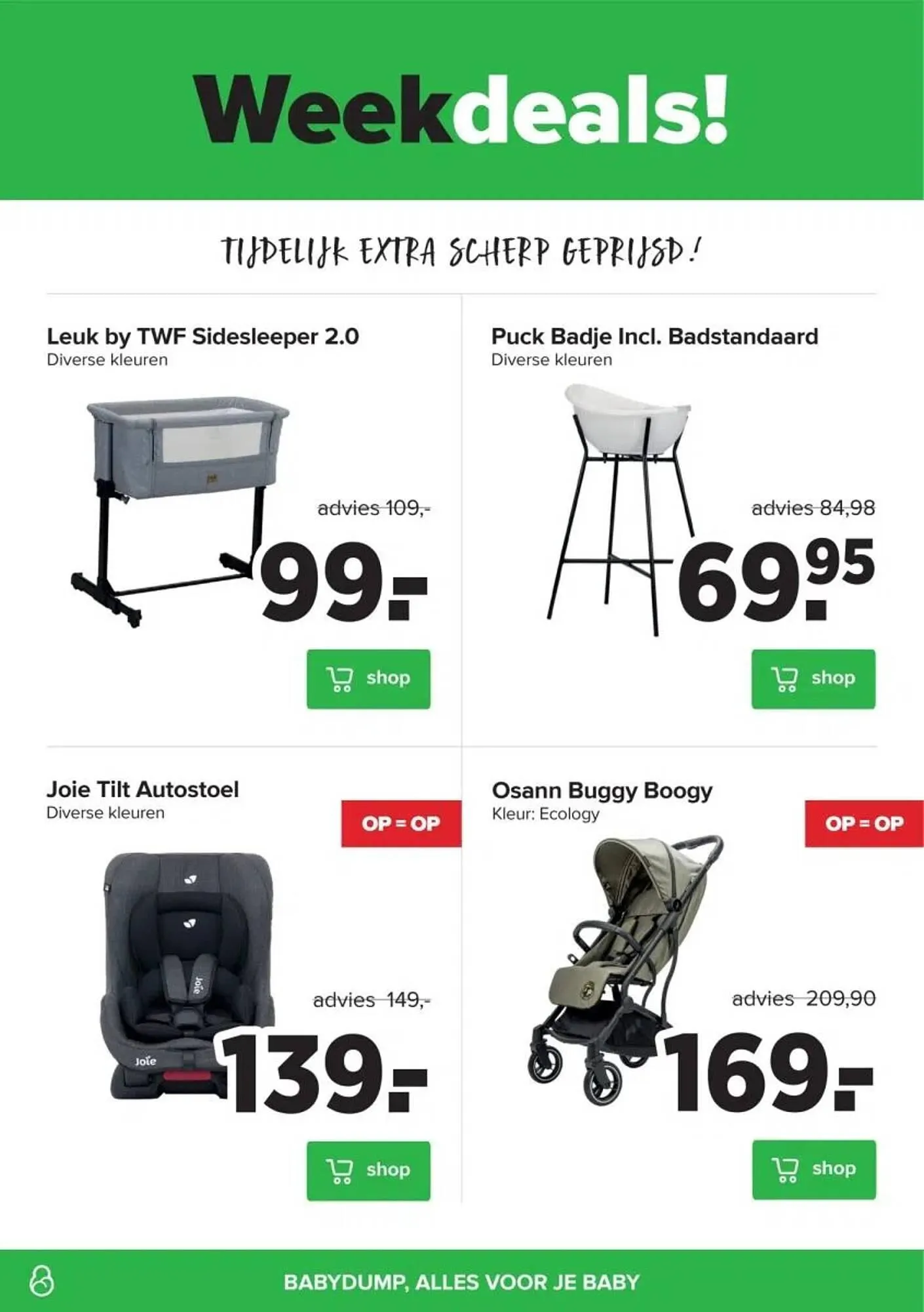 Baby-Dump Folder van 4 september tot 9 september 2023 - Folder pagina 1