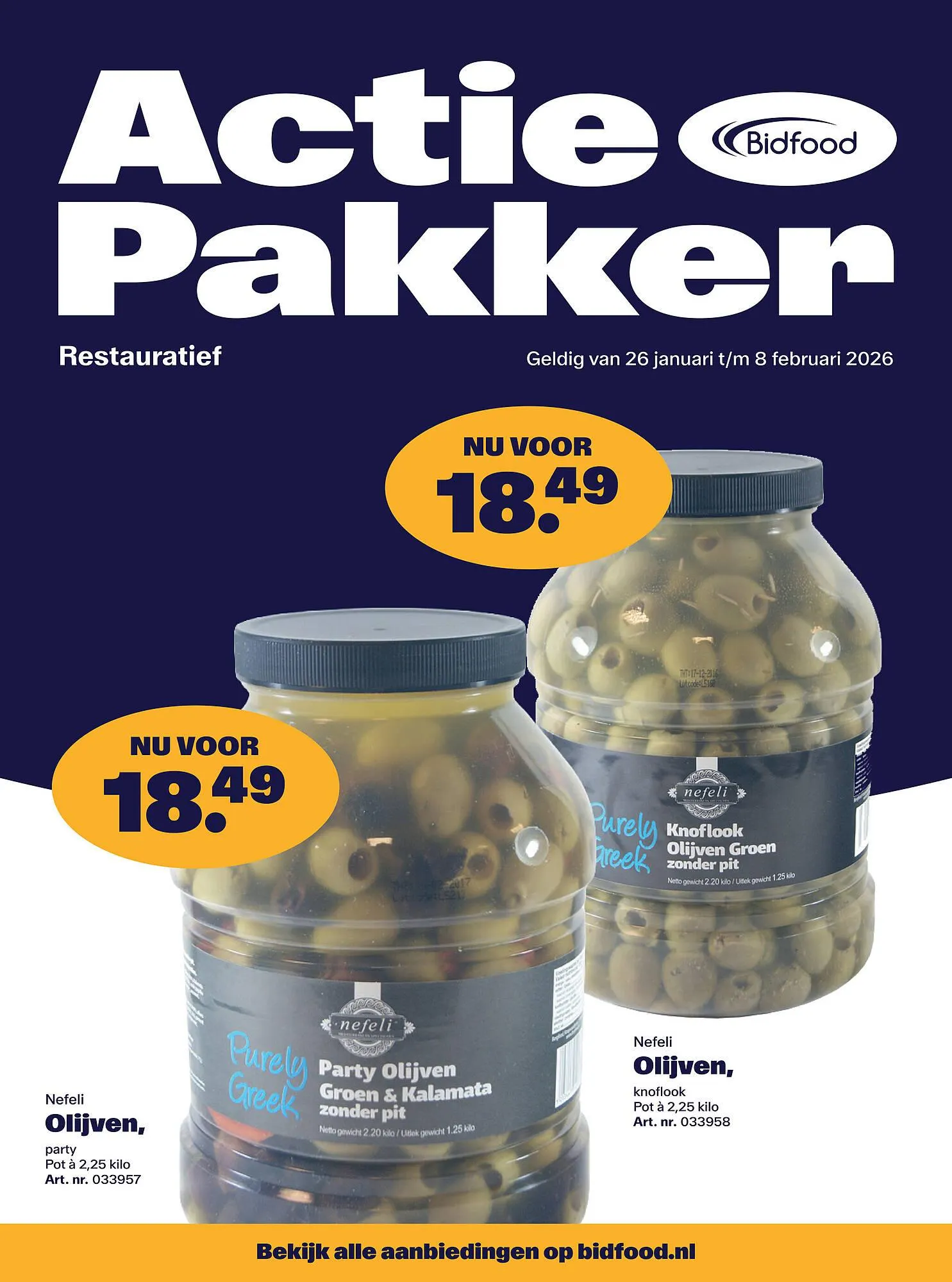 Bidfood folder van 30 december tot 30 december 2025 - Folder pagina 1