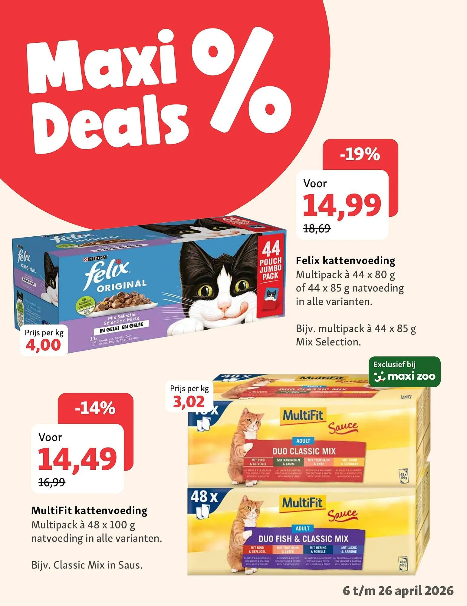 Maxi Zoo folder van 20 april tot 26 april 2026 - Folder pagina 16