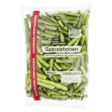 Jumbo Gebroken Sperziebonen 600g - Voordeelverpakking