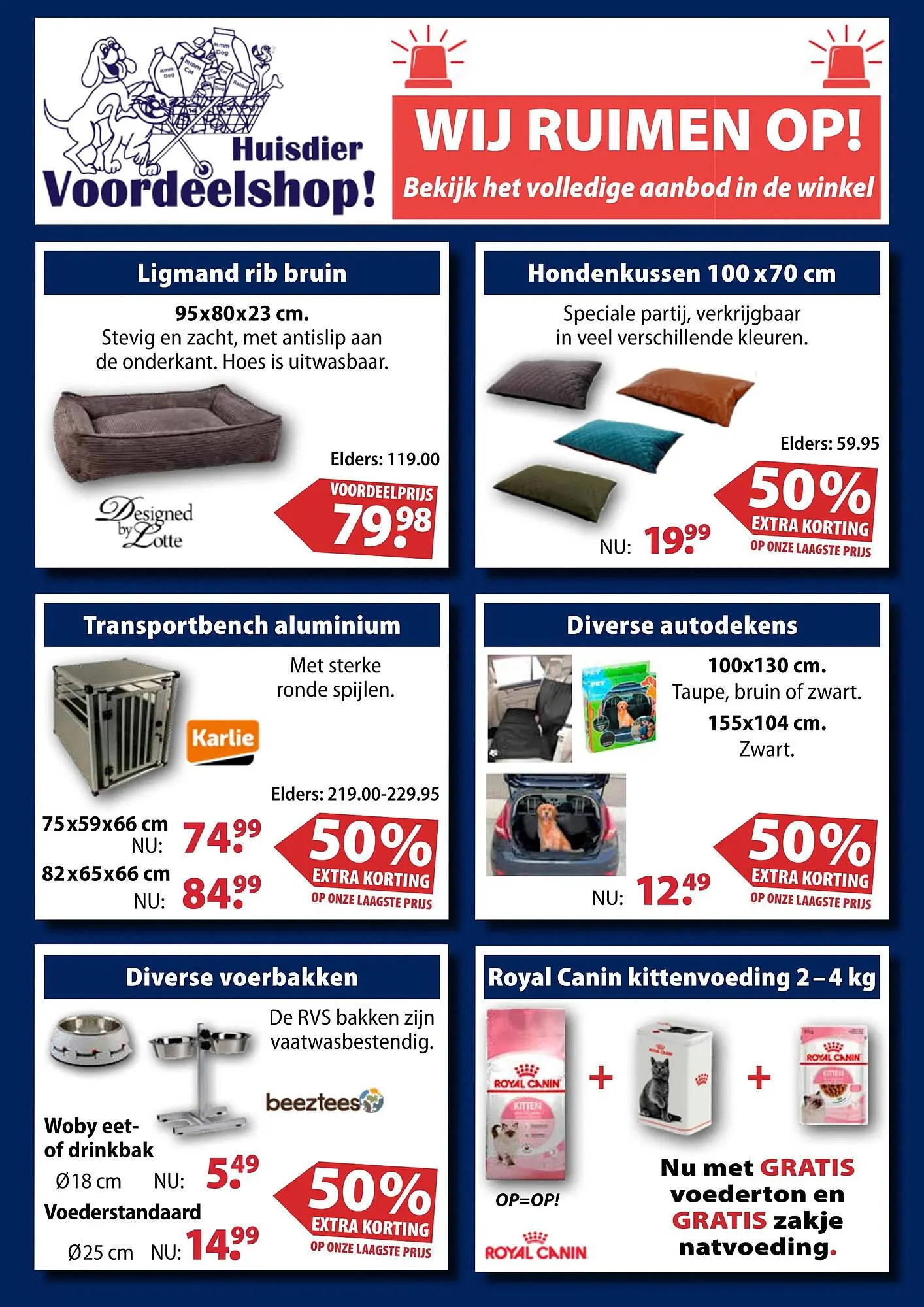 Huisdier Voordeelshop folder van 22 mei tot 25 juni 2024 - Folder pagina 3