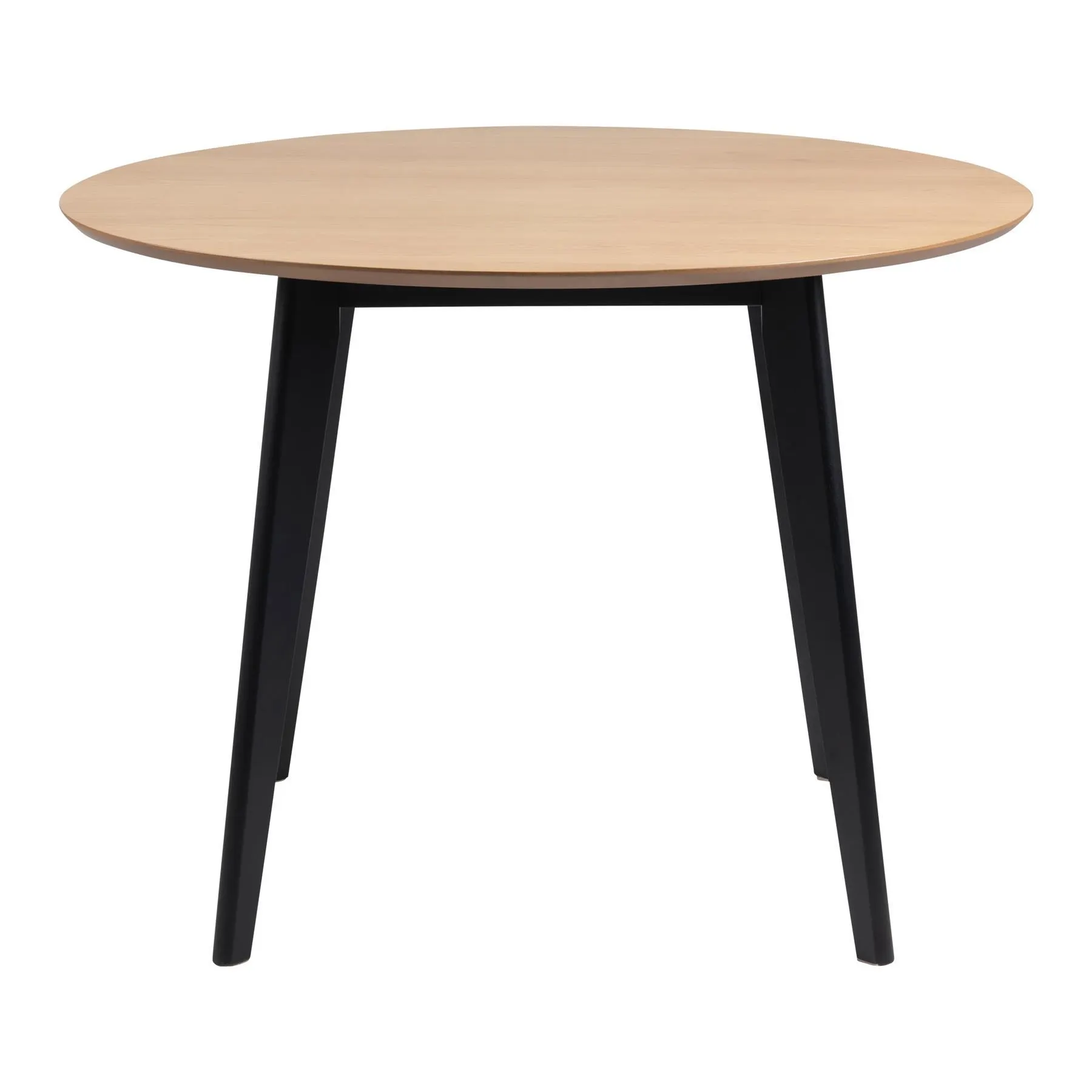 by fonQ basic Crow Eettafel - Ø 105 cm - Eiken / Zwart