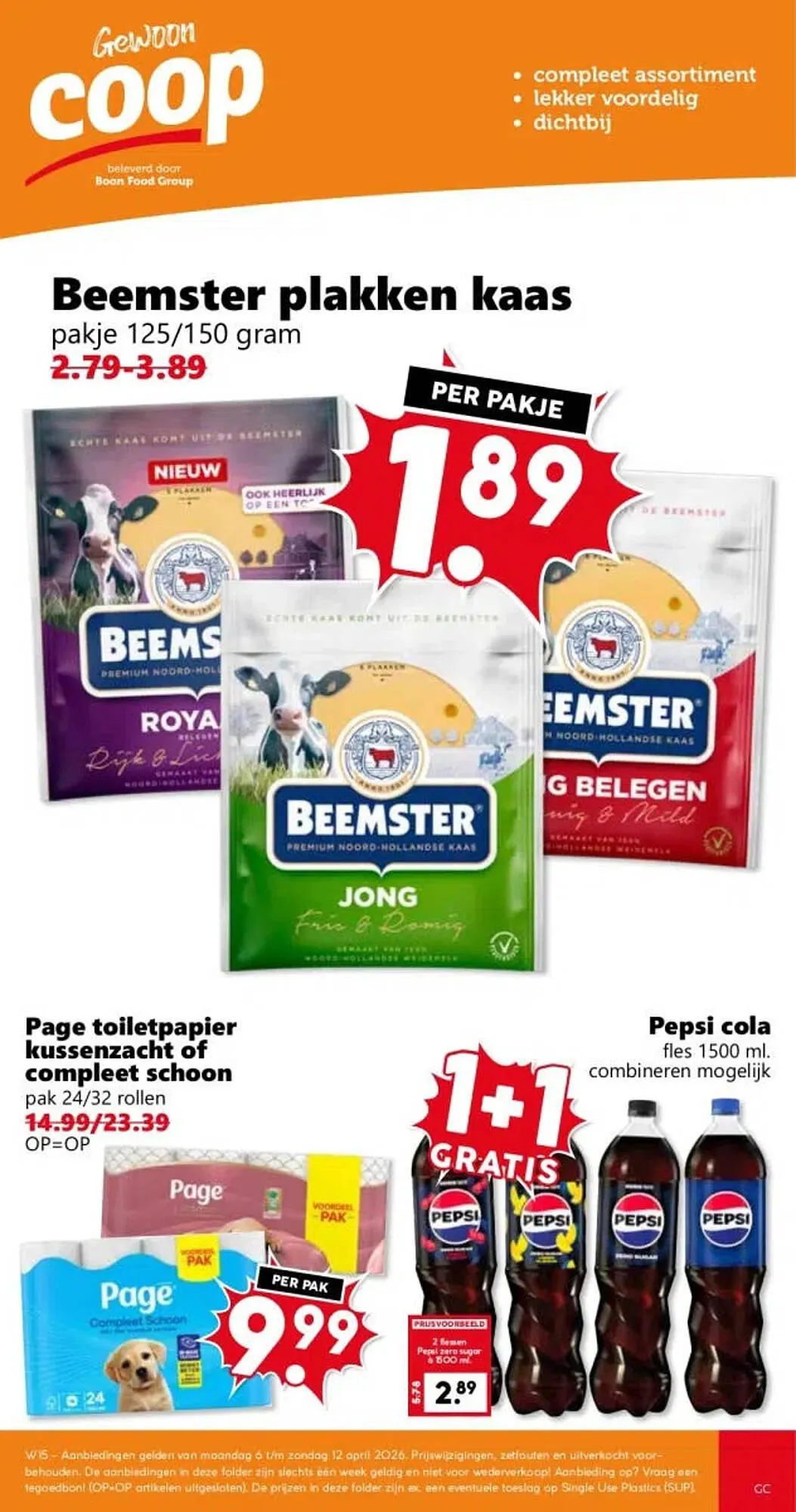 Coop folder van 6 april tot 12 april 2026 - Folder pagina 1