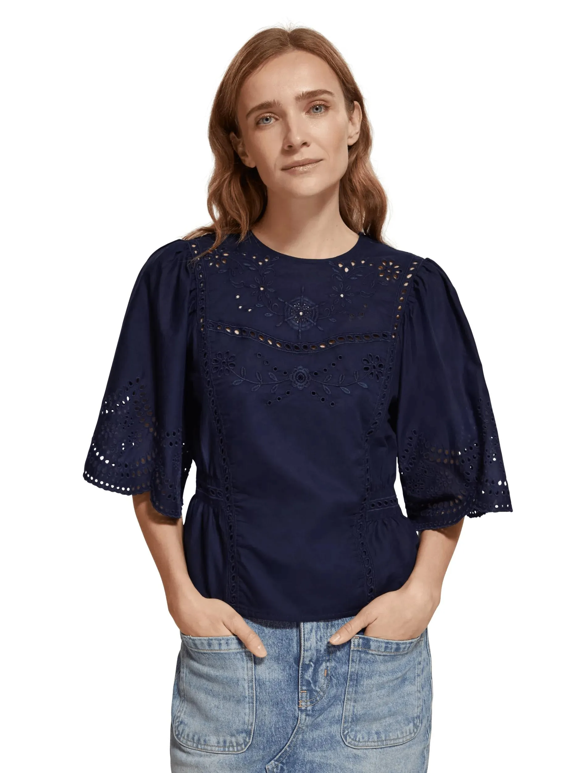 Broderie anglaise blouse