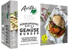 4 pakken Avita VEGAN Grillburger 4st 280g