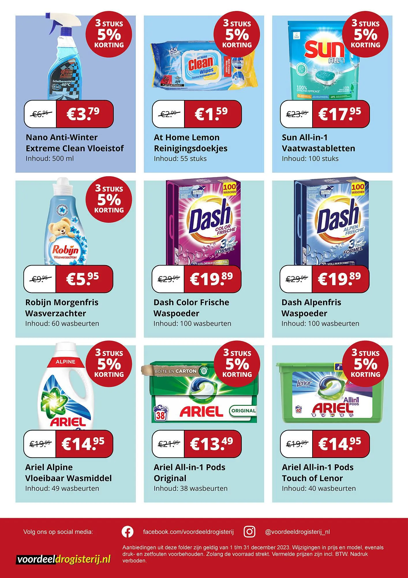 Voordeeldrogisterij folder van 1 december tot 31 december 2023 - Folder pagina 4