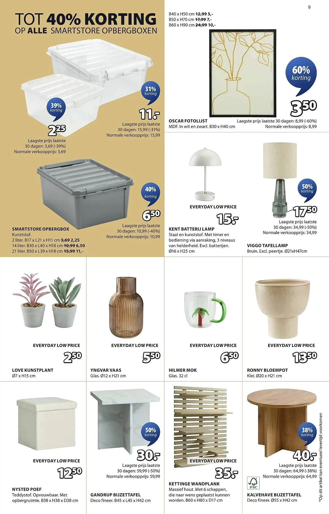 Jysk folder van 17 maart tot 30 maart 2025 - Folder pagina 9