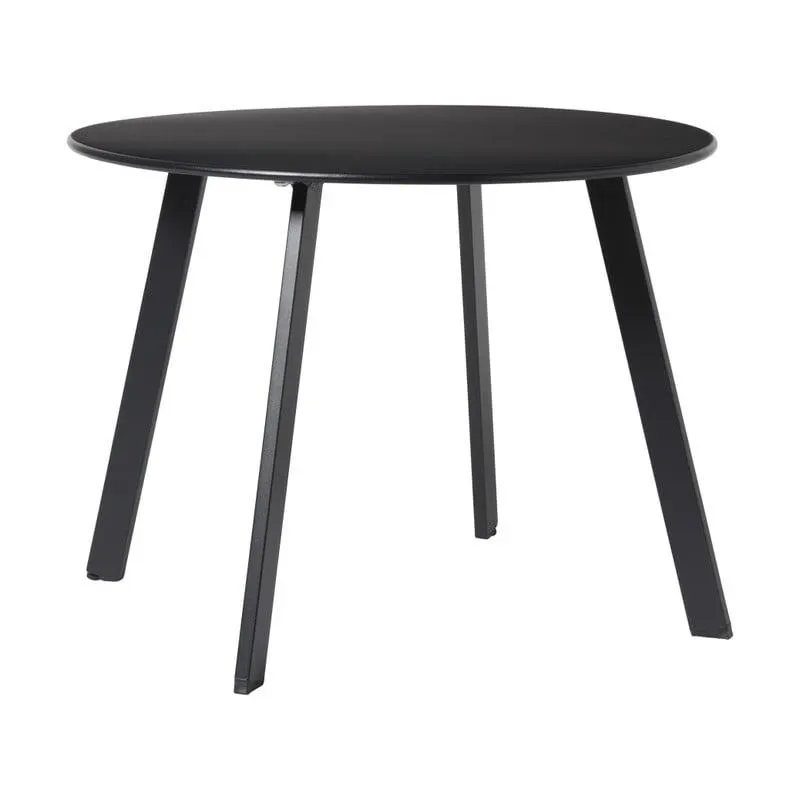 Bijzettafel Diego klein - zwart - ø60x46 cm