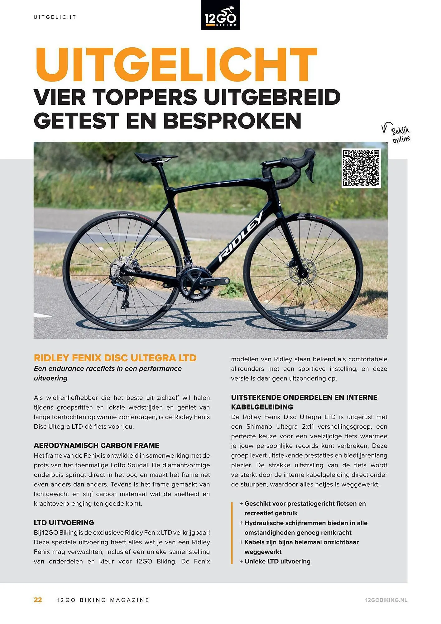 12GO Biking folder van 24 augustus tot 30 september 2023 - Folder pagina 22
