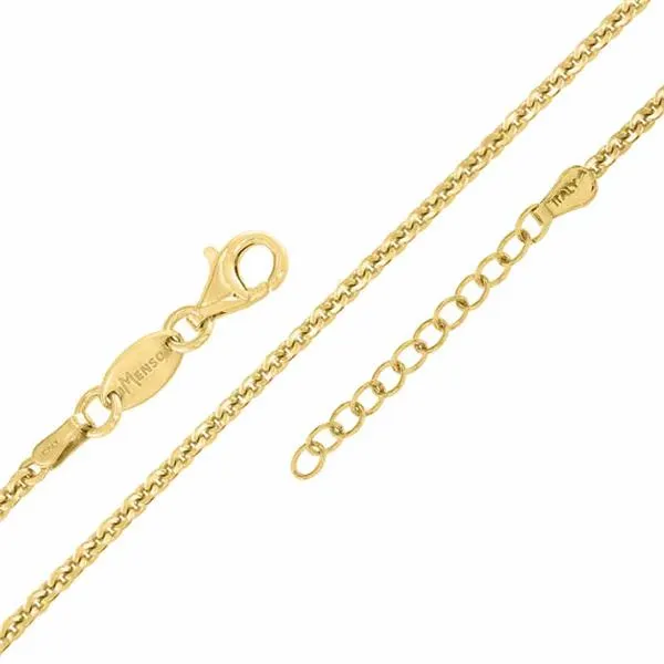 MY iMenso "jasseron flat" armband (925/gold-plated 1M) 19cm