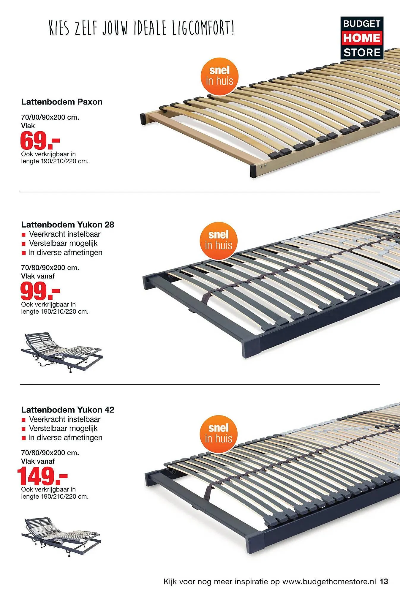 Budget Home Store folder van 18 mei tot 15 juni 2025 - Folder pagina 13