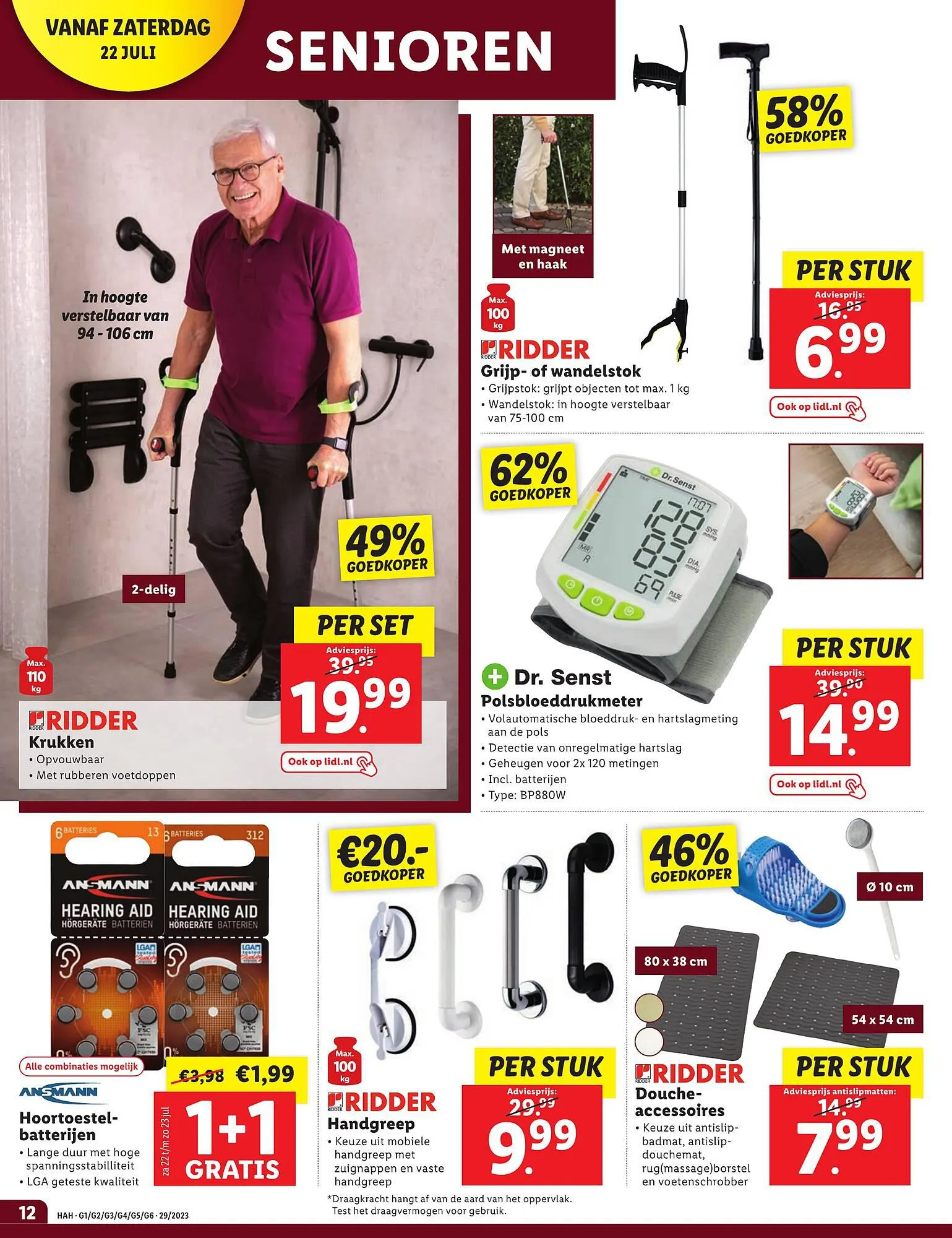 Lidl Shop Folder van 14 juli tot 21 juli 2023 - Folder pagina 12