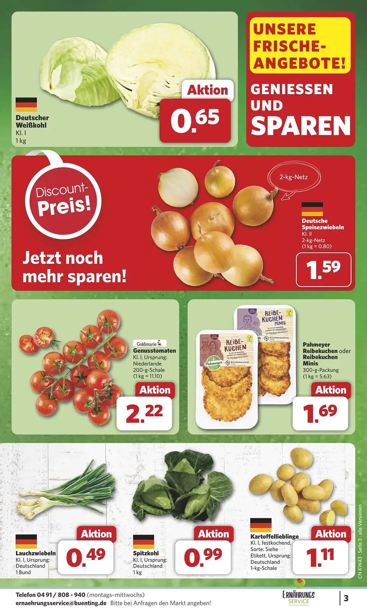 Combi Markt DE folder van 20 oktober tot 25 oktober 2025 - Folder pagina 3