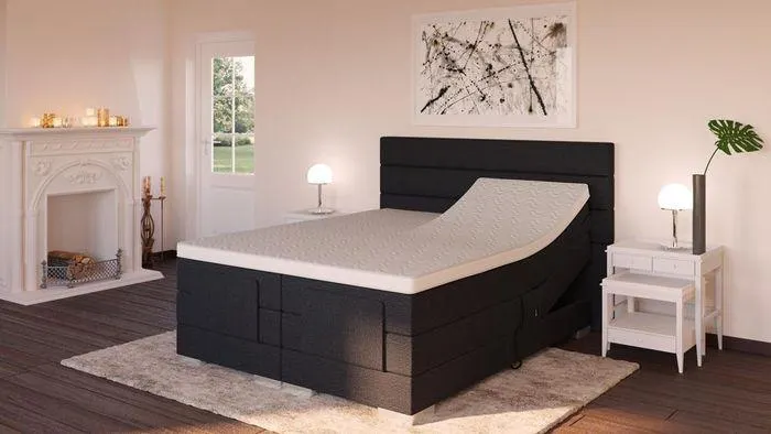 Elektrische Boxspring Toronto Stof Compleet