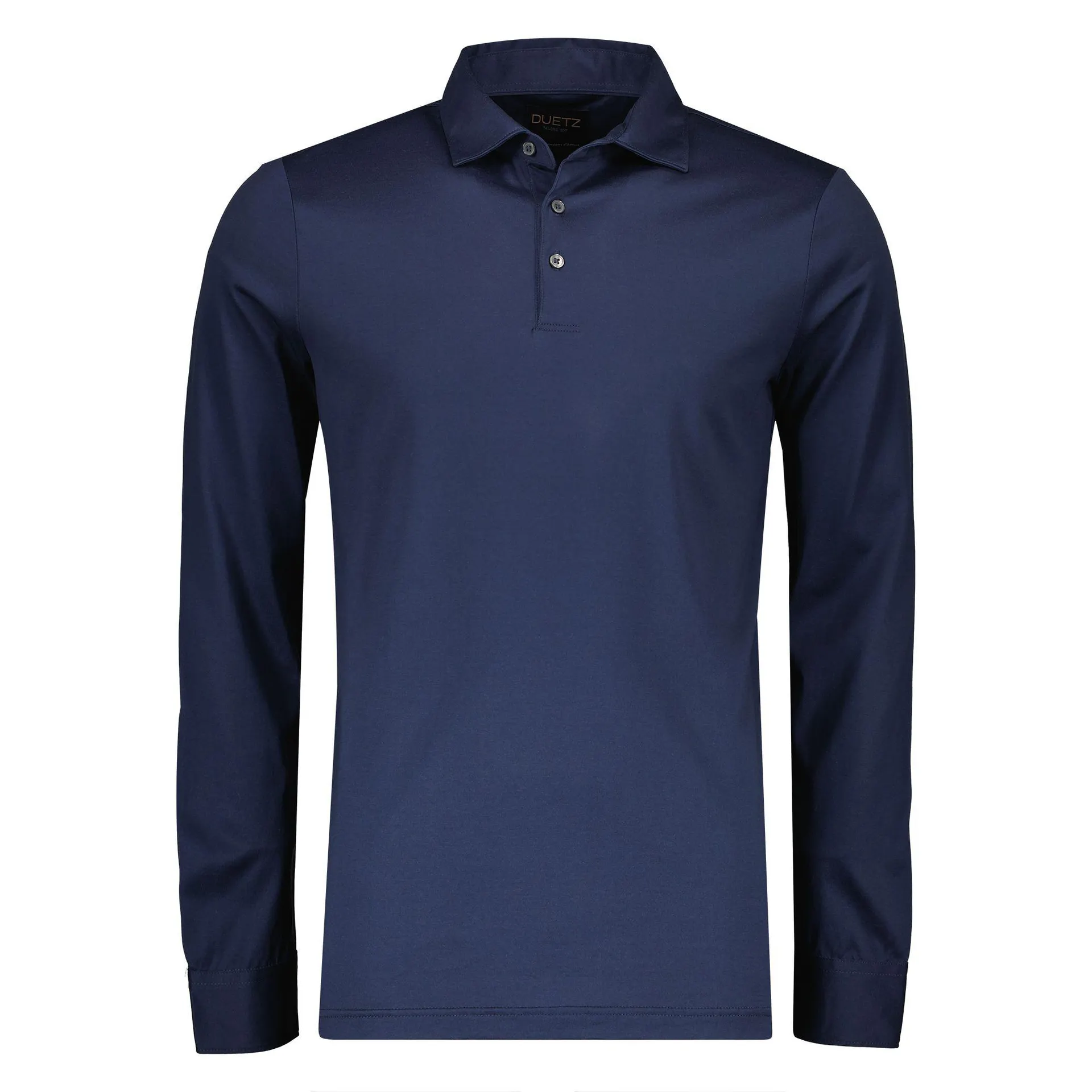 polo lange mouw Egyptische katoen stretch met manchet