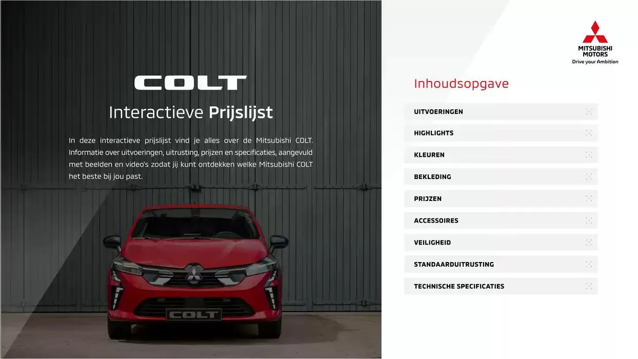 Mitsubishi Colt van 24 december tot 24 december 2025 - Folder pagina 2