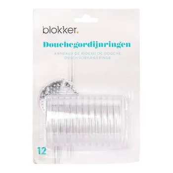 Blokker Douchegordijnringen 12 Stuks